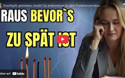 Erschöpft, getrieben, müde? So entkommst du dem Funktionsmodus